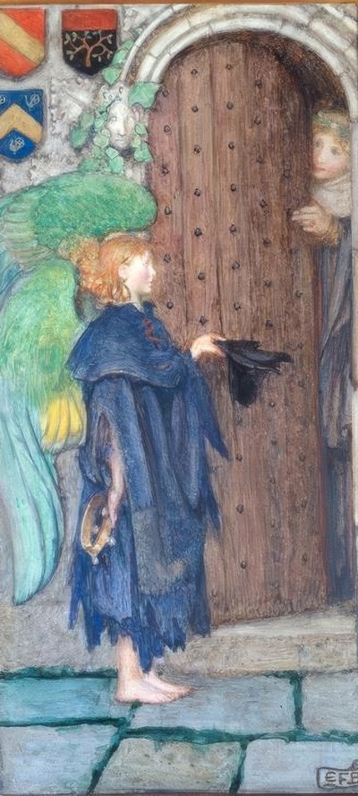 Angel at the Door by Eleanor Fortescue Brickdale